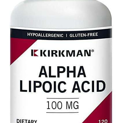 Alpha Lipoic Acid, 100 mg, 120 Capsules - Kirkman Labs (Hypoallergenic) - welzo