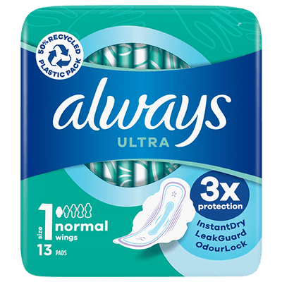 Always Ultra Pads Normal Plus Size 1 - welzo