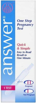 Answer Pregnancy Test Kit Pm2.99 - welzo