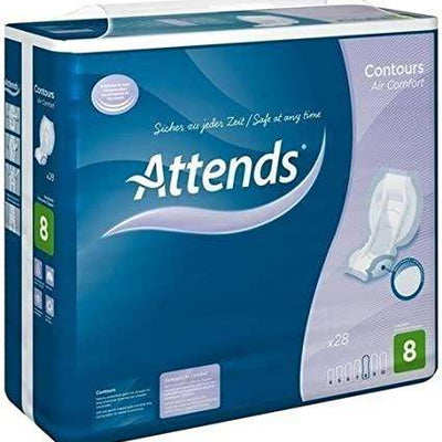 Attends Contours Air Comfort 8 Pack of 28 - welzo