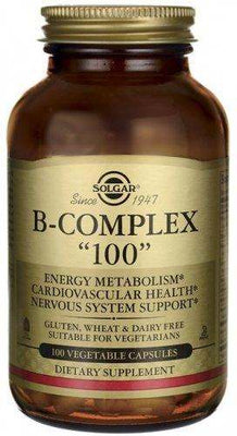 B-Complex 100 Veggie Caps - Solgar - welzo