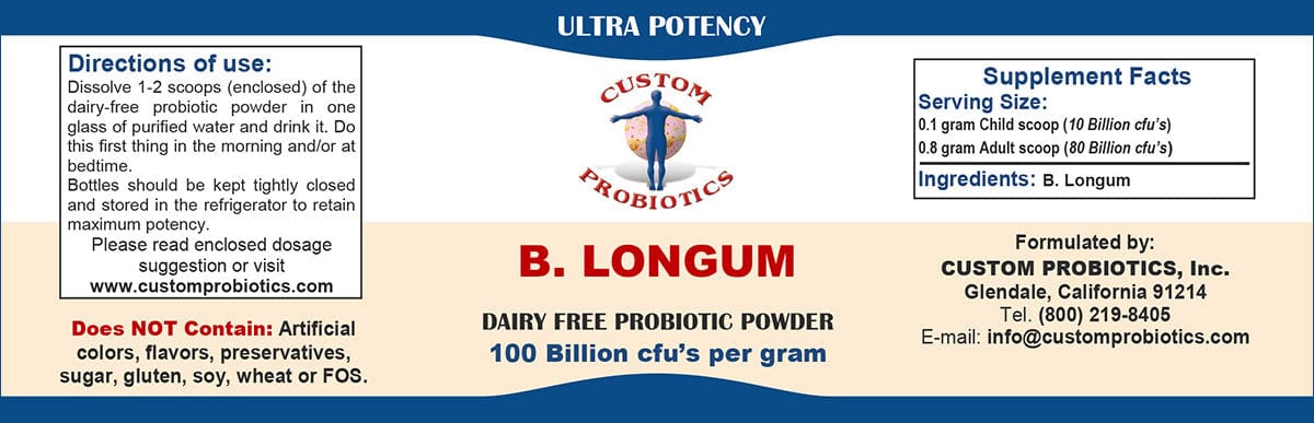 B. Longum Powder 50G - Probióticos personalizados