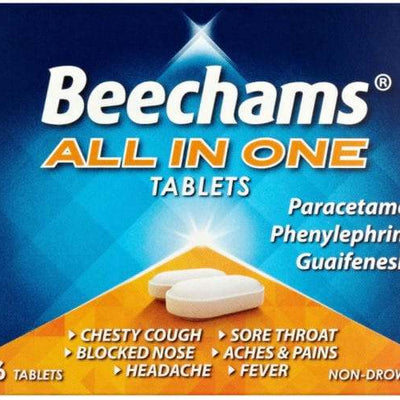 Beechams All-in-one Tablets Non-drowsy Pack of 16 - welzo