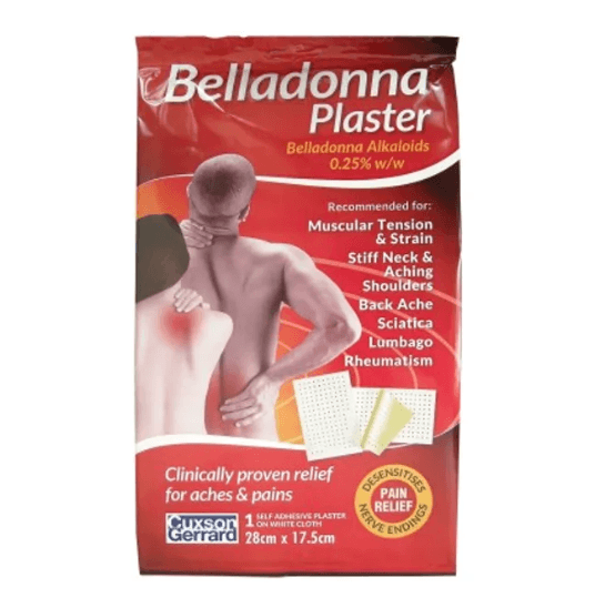 Belladonna Plaster Large 28cm x 17.5cm - welzo