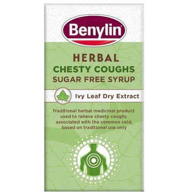Benylin Herbal Chesty Coughs Sugar Free Syrup 100ml - welzo