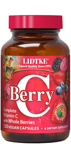 Berry-C Complete Vitamin C - 120 Capsules - Lidtke - welzo