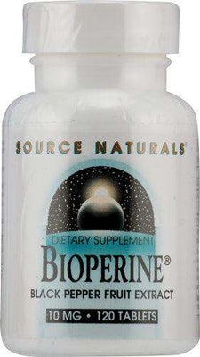 Bioperine - 10 mg - 120 Tablets - Source Naturals - welzo