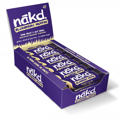 Blueberry Muffin 18 x 35g Bar (CASE of 18) - Nakd - welzo