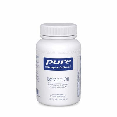 Borage Oil, 60 Softgels, Pure Encapsulations - welzo
