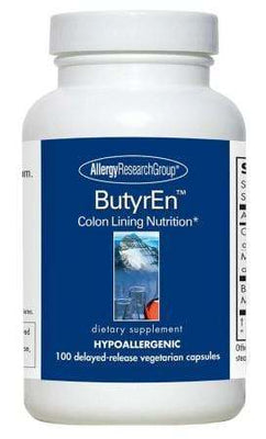 ButyrAid / ButyrEn, 100 Capsules, Nutricology / Allergy Research Group - welzo