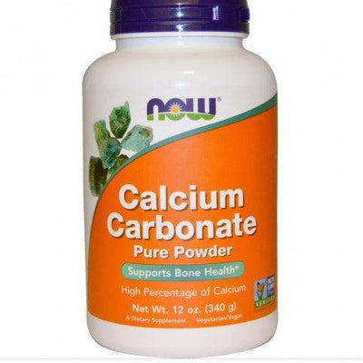 Calcium Carbonate Powder, 340g - Now Foods - welzo