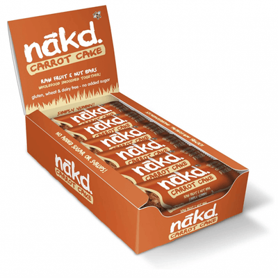 Carrot Cake 18 x 35g Bar (CASE of 18) - Nakd - welzo