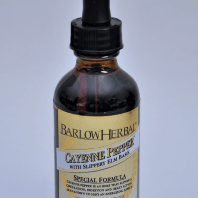Cayenne Pepper Extract with Slippery Elm 2oz - Barlow Herbals - welzo