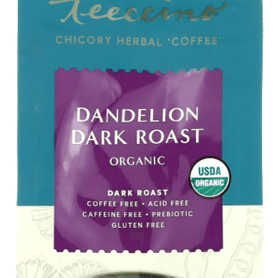Chicory Herbal Coffee, Dandelion Dark Roast, Caffeine Free, 284 g - Teeccino - welzo