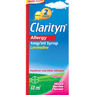Clarityn Children's Allergy Syrup 60ml - welzo