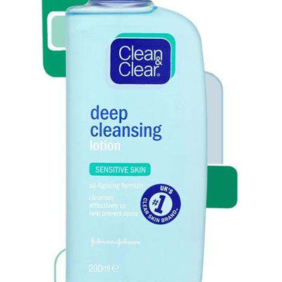 Clean & Clear Deep Cleansing Lotion Sensitive 200ml - welzo