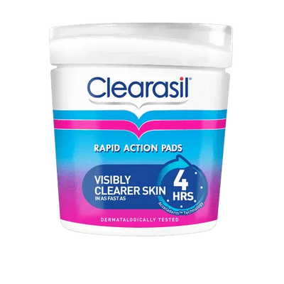 Clearasil Ultra Rapid Action Pads Pack of 65 - welzo
