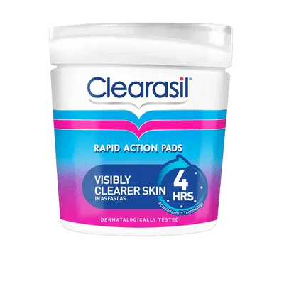 Clearasil Ultra Rapid Action Pads Pack of 65 - welzo