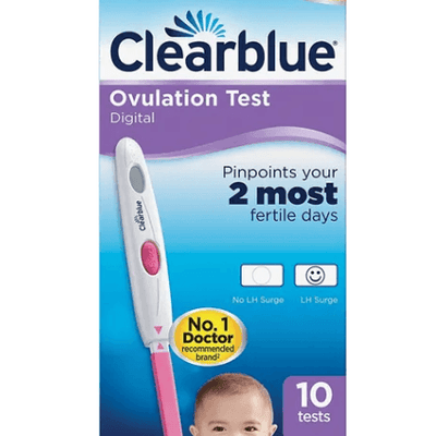 Clearblue Ovulation Digital Test Pack of 10 - welzo