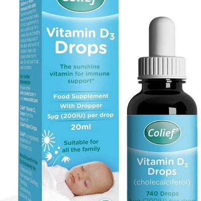 Colief Vitamin D3 Drops 20ml - welzo