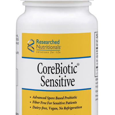 CoreBiotic™ Sensitive, Advanced Spore Based Probiotic, 60 Caps - Researched Nutritionals - welzo