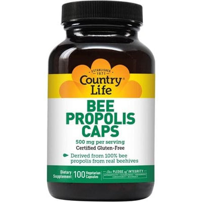Country Life Bee Propolis 500mg 100 Vegetarian Capsules