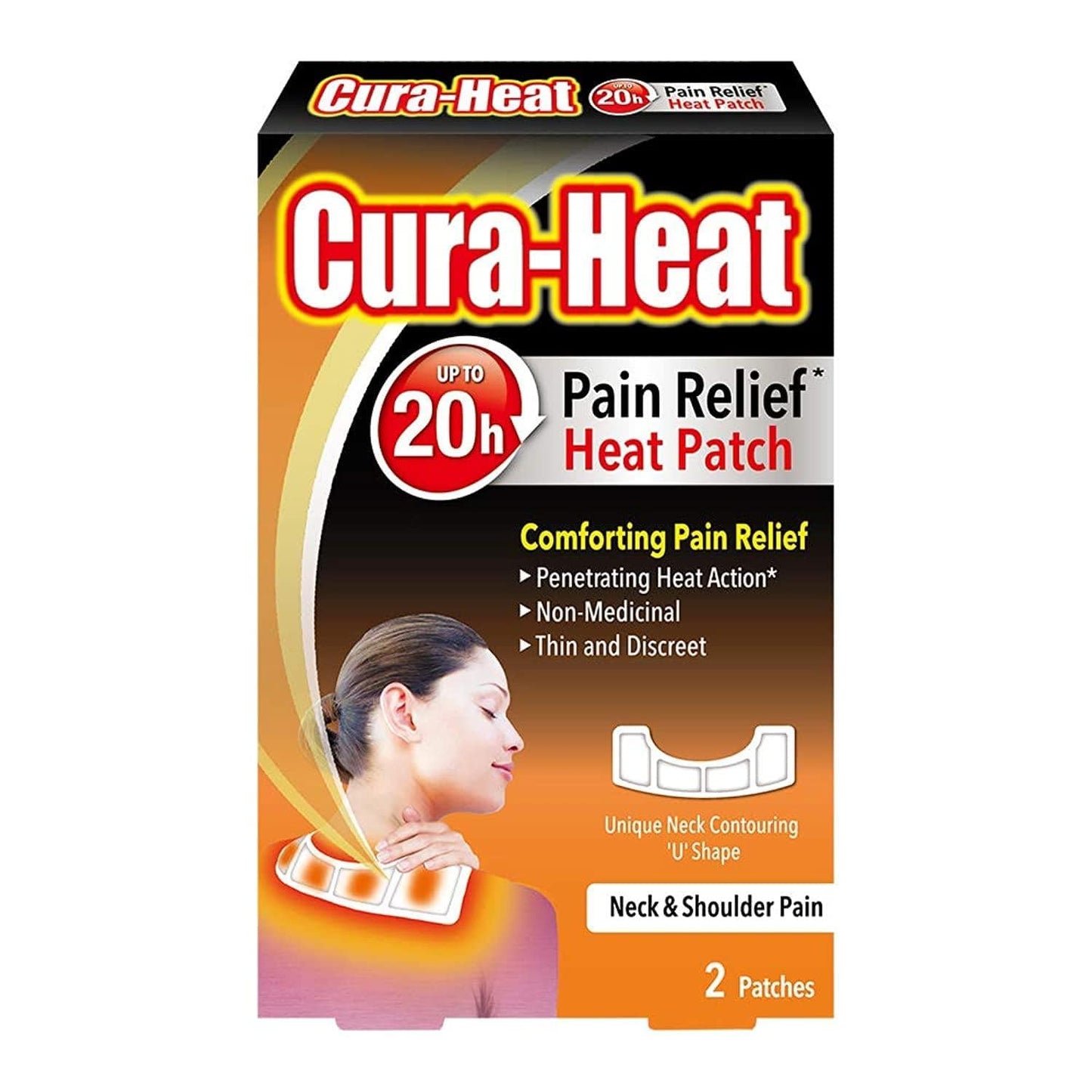 Cura-Heat Air Active Neck/Shoulder Pain Pack of 2