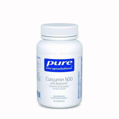 Curcumin 500 with Bioperine 60 veg caps - Pure Encapsulations - welzo
