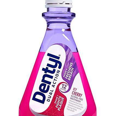 Dentyl Dual Action Icy Cherry CPC Mouthwash 500ml - welzo