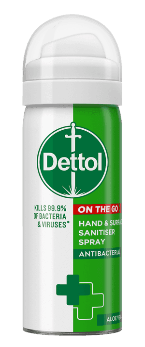 Dettol On The Go Antibacterial Hand & Surface Sanitiser Spray 50ml