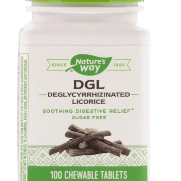 DGL, 100 Chewable Tablets - Nature's Way - welzo