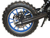 PEARL MINI MIRE BIKE за деца 50cc-издърпайте старт, 2-тактовия двигател, вентилирани дискови спирачки, на възраст 6–12 години-синьо
