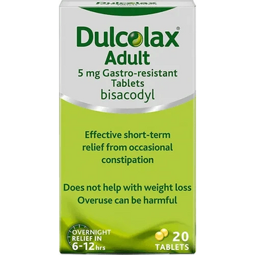 Dulcolax Twelve Plus Laxative Tablets Pack of 100 - welzo