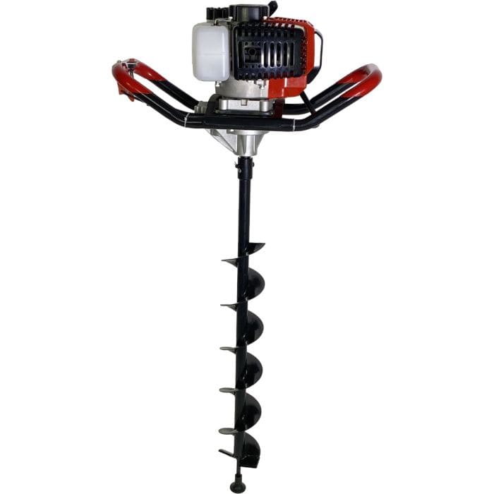52cc benzine Earth Auger hek na gat borer grondboor en 2 extns