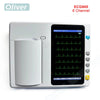 7 ιντσών οθόνη αφής Display Digital 3/6 Channel 12 Leads ECG/EKG Μηχανή ηλεκτροκαρδιογραφία με λογισμικό ECG300/600