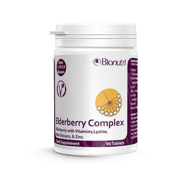 Elderberry Complex 90 Tablets - BioNutri - welzo