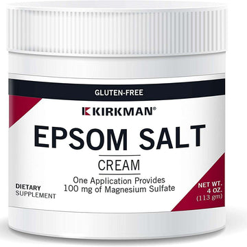 Epsom Salt Cream (Magnesium Sulfate) - (4oz) 113g - Kirkman Labs - welzo