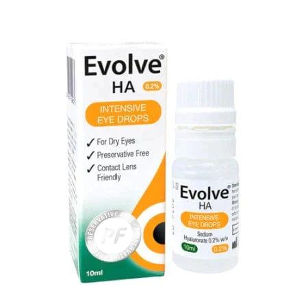 Evolve HA 0.2% Intensive Eye Drops 10ml - welzo