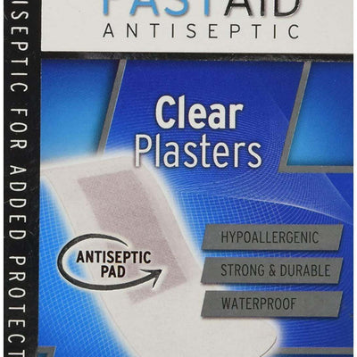 Fastaid Plasters Clear Pack of 24 - welzo