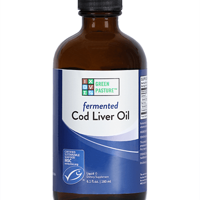 Fermented Cod Liver Oil, 180 ml - Green Pasture - welzo