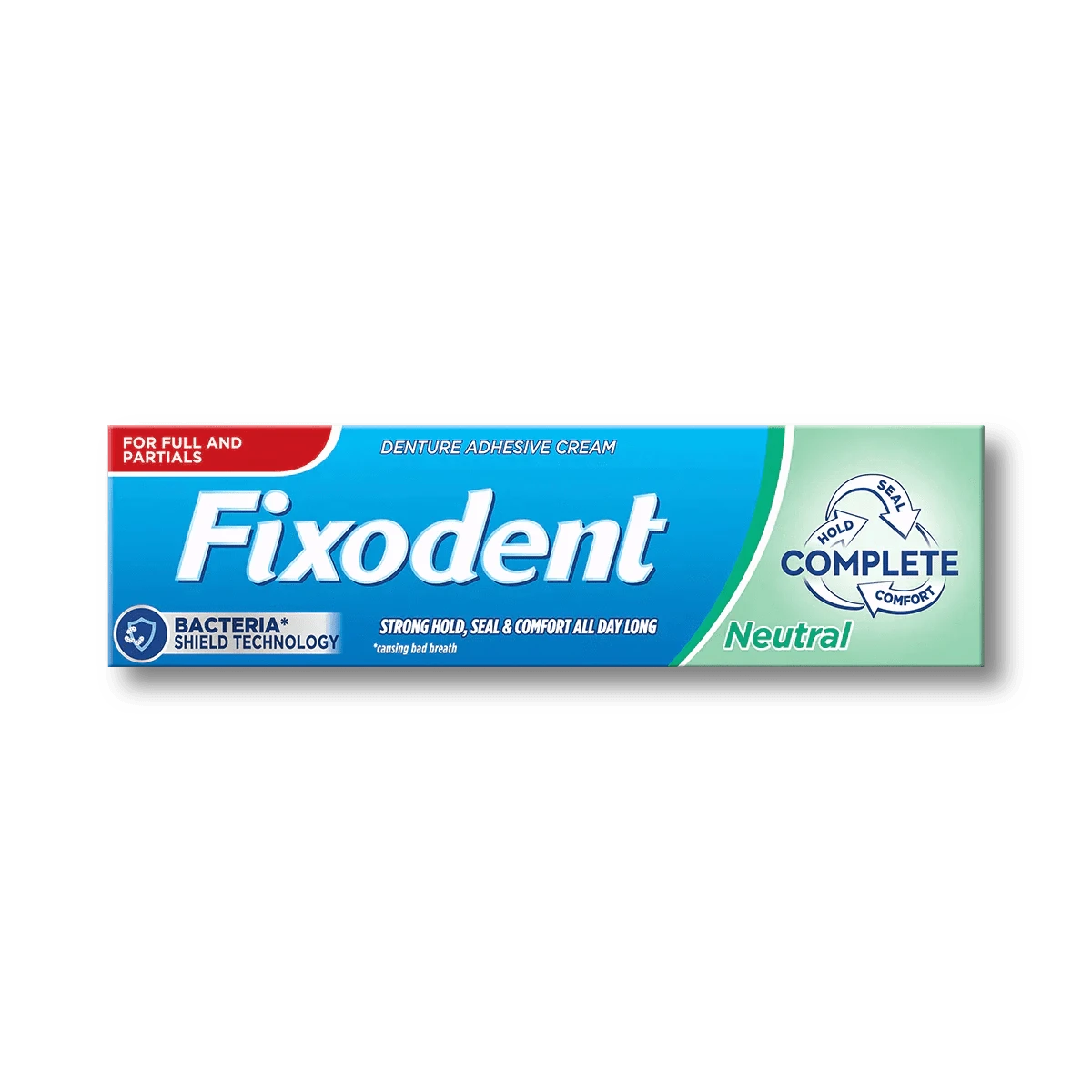 Fixodent Complete Neutral Flavoured Denture Adhesive Cream 40g - welzo