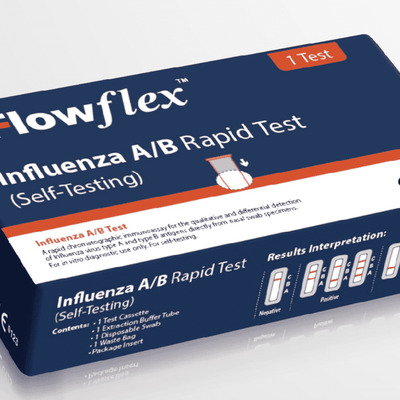 FlowFlex Influenza A/B Rapid Test - welzo