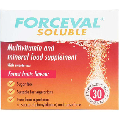 Forceval Soluble Adult Effervescent Tablets Pack of 30 - welzo