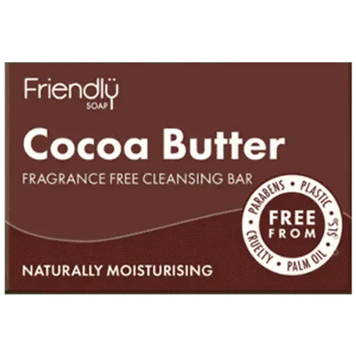Friendly Soap Cocoa Butter Facial Cleansing Bar 95g - welzo