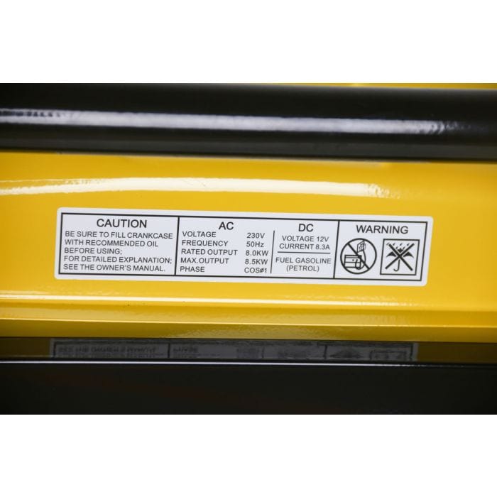 Prijenosni ključ Start benzinski motor generator 10.5kva 16hp 4stroke G9000W