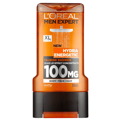 L'Oreal Men Expert Hydra Energetic Shower Gel 300ml - welzo