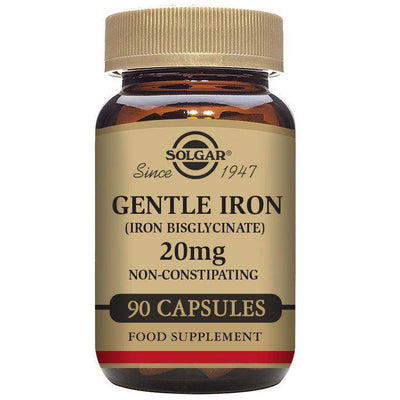 Gentle Iron 20 mg, 90 Capsules - Solgar - welzo