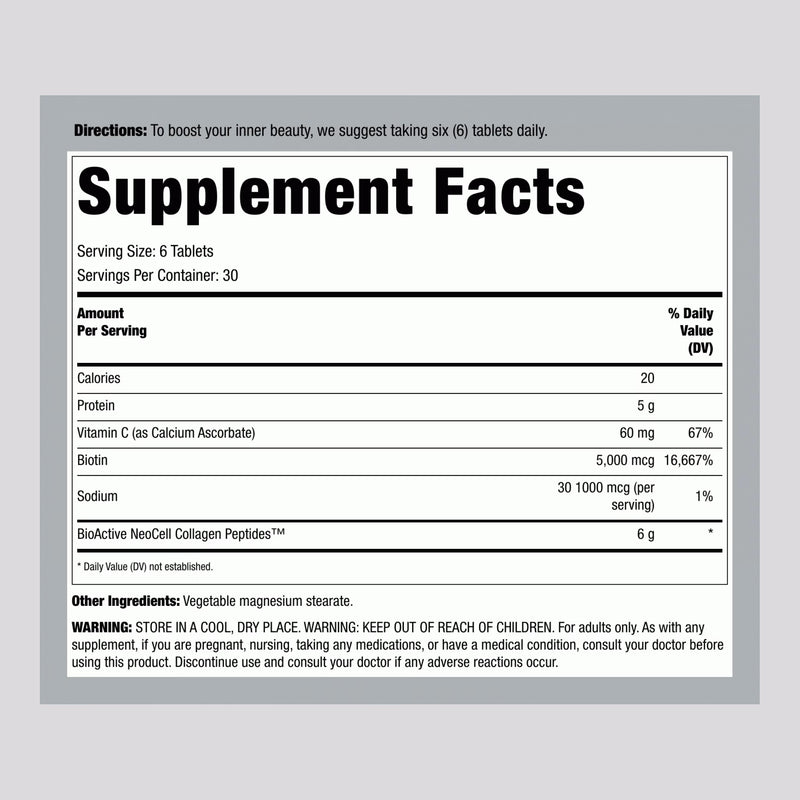 NeoCell, Grassfed Collagen - + Vitamin C & Biotin