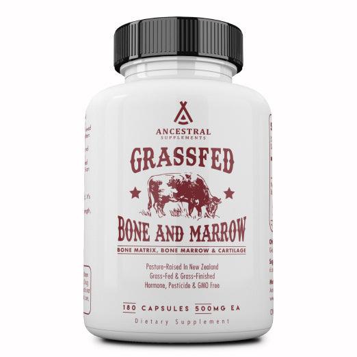 Grass Fed Bone and Marrow, 180 capsules - Ancestral Supplements - welzo