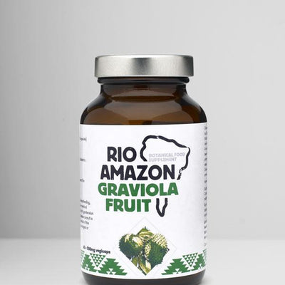 Rio Amazon Supplements Graviola (Fruit) 500mg- 60 Capsules - Welzo